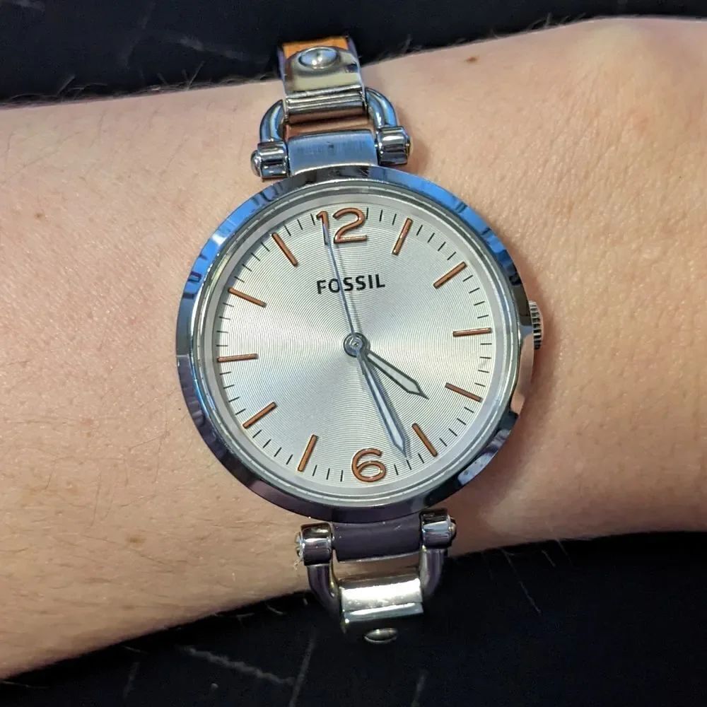 fossil bracelet watch 🧡orange🧡 